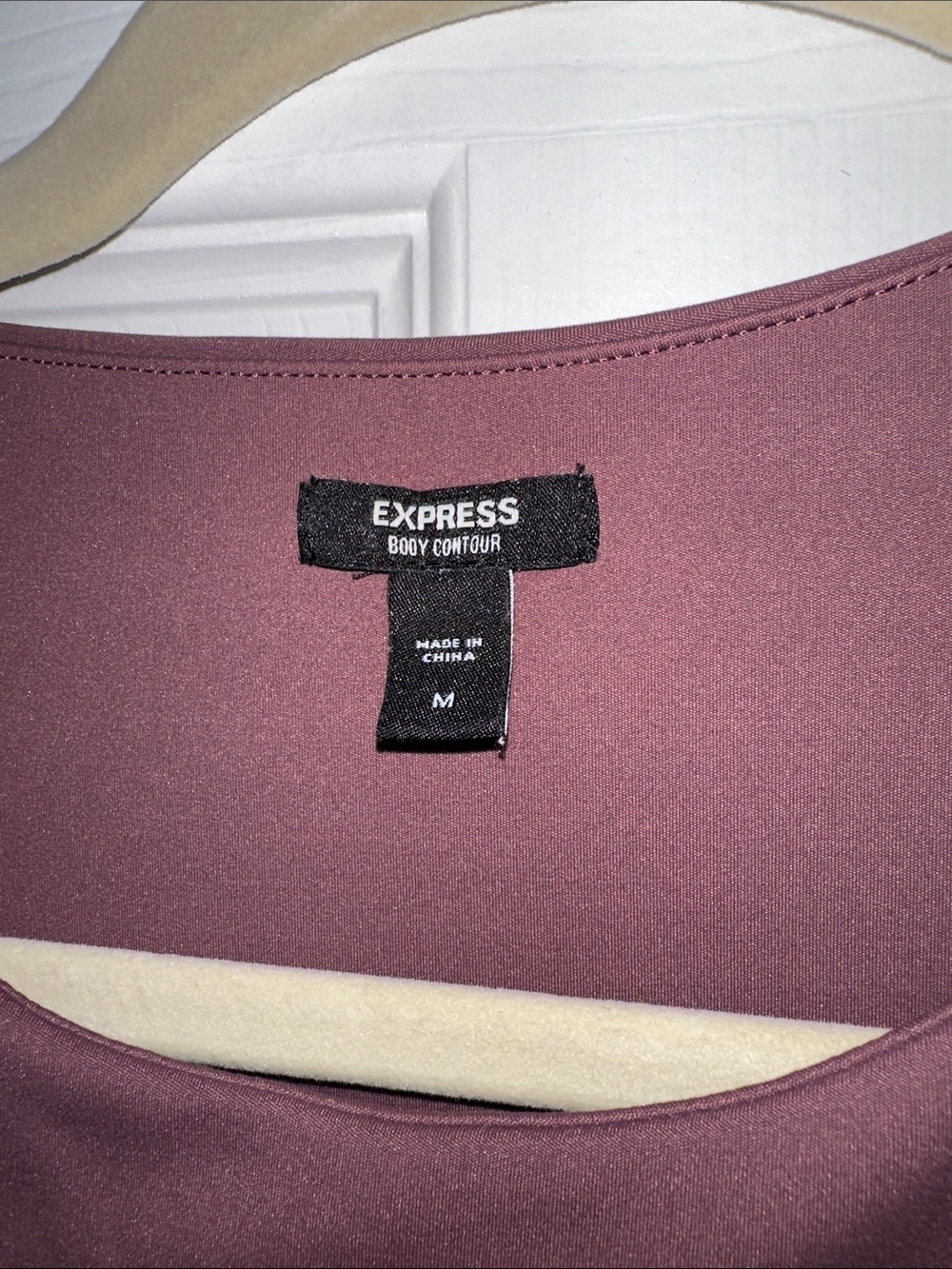 Express Women's Dusty Plum Tank Top - Picture 2 of 2
